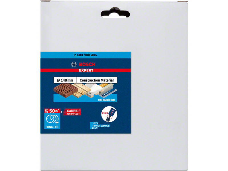 Žaga za izrezovanje lukenj Bosch EXPERT Construction Material, 140x60mm, 2608900486